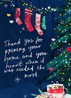 thank you home heart stocking